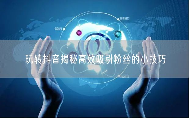 玩转抖音揭秘高效吸引粉丝的小技巧