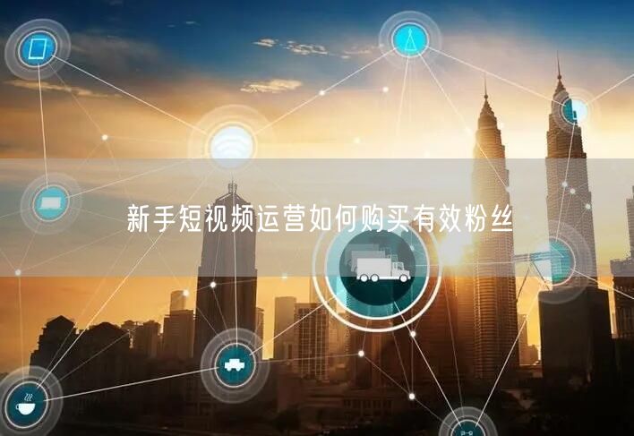 新手短视频运营如何购买有效粉丝