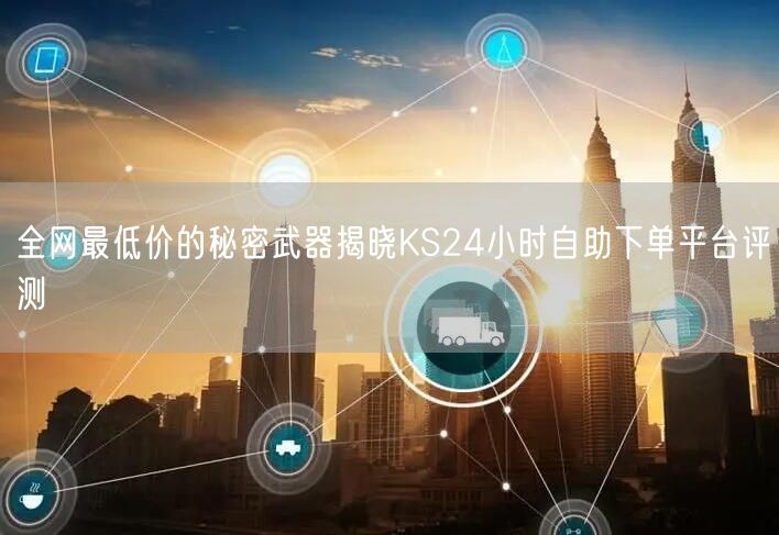 全网最低价的秘密武器揭晓KS24小时自助下单平台评测