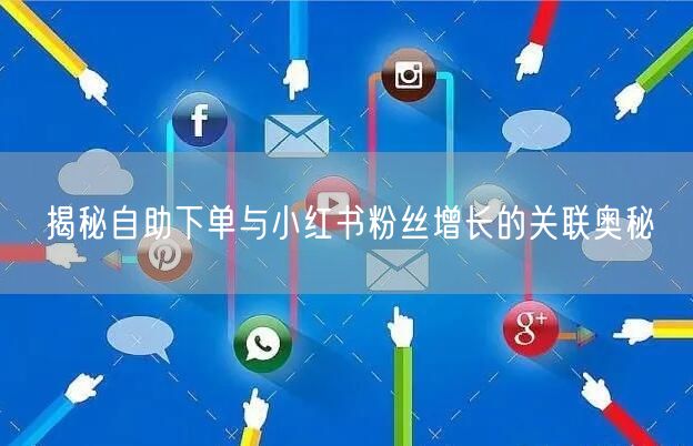 揭秘自助下单与小红书粉丝增长的关联奥秘